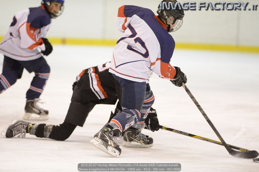 2015-02-07 Hockey Milano Rossoblu U14-Aosta 0406 Gabriele Asinelli